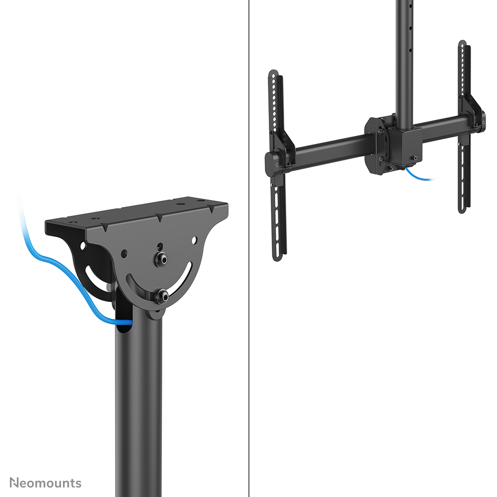 Neomounts CL35-440BL16L Supporto monitor/TV a soffitto 37-70" - alt. 106-156 cm